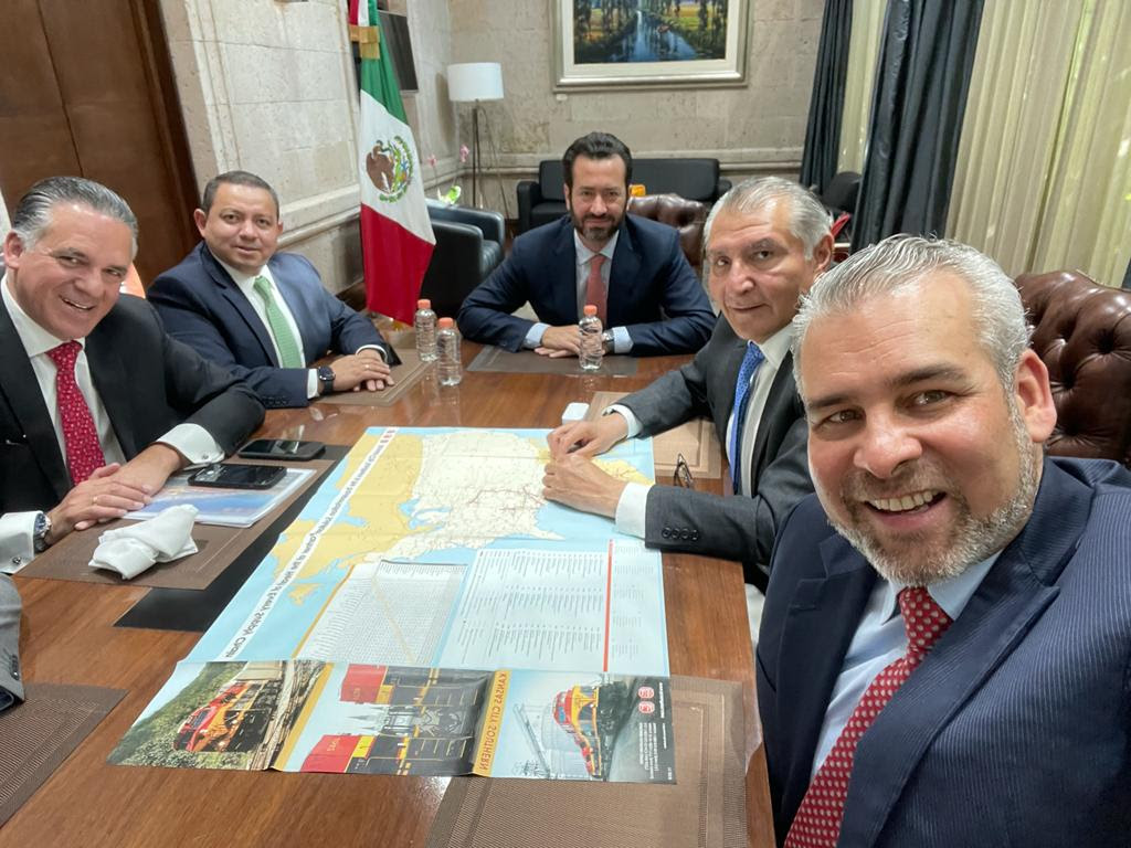  Bedolla, Segob y KCS reiteran coordinación por el desarrollo de Michoacán