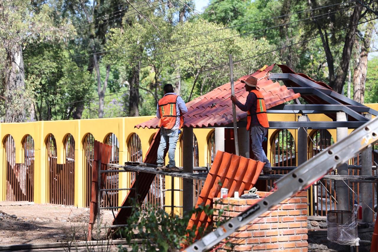  Casi lista la remodelación de los Cenadores de Santa María