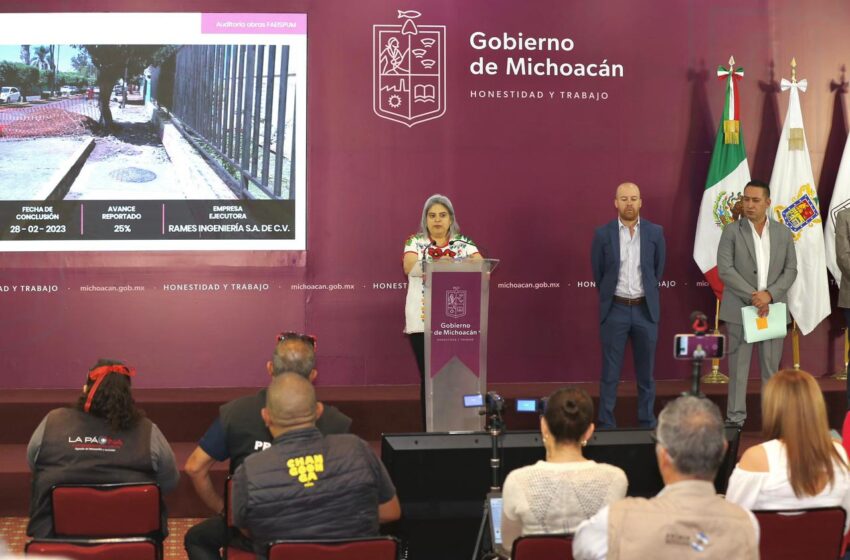  Gobierno de Michoacán auditará inversión del Faeispum en obra pública de municipios