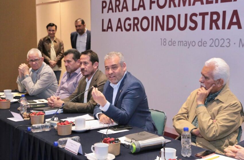 Gobierno de Michoacán y asociaciones de la agroindustria van por acuerdo de formalización laboral