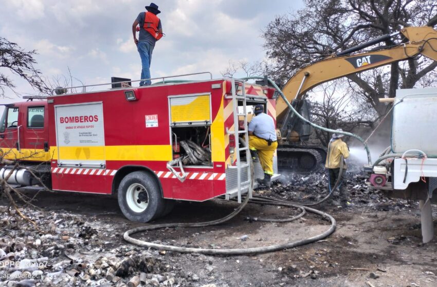  Controlado el incendio en basurero municipal de Cuitzeo, reporta Proam