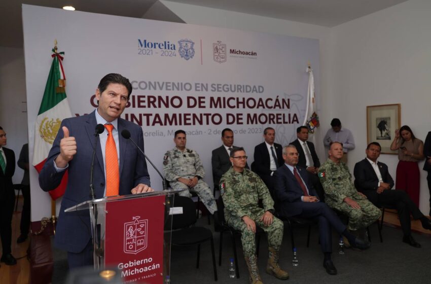  Con trabajo coordinado, resguardaremos la paz de Morelia: Alfonso Martínez