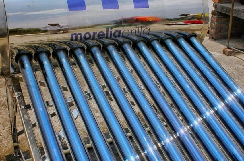  Familias reciben calentadores solares por parte del Gobierno de Morelia