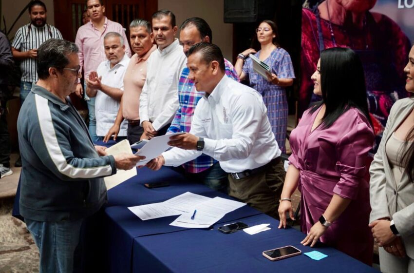  Reciben comerciantes primeras cartas compromiso para asignación de locales del nuevo mercado de Pátzcuaro