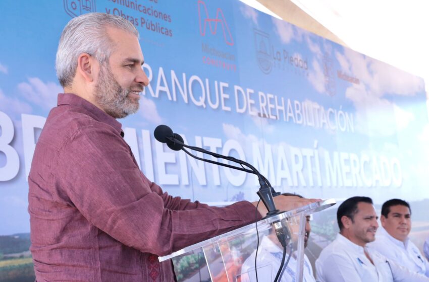  Libramiento Martí Mercado de La Piedad, primera obra bajo el esquema de la Ley Estatal de Movilidad: Bedolla