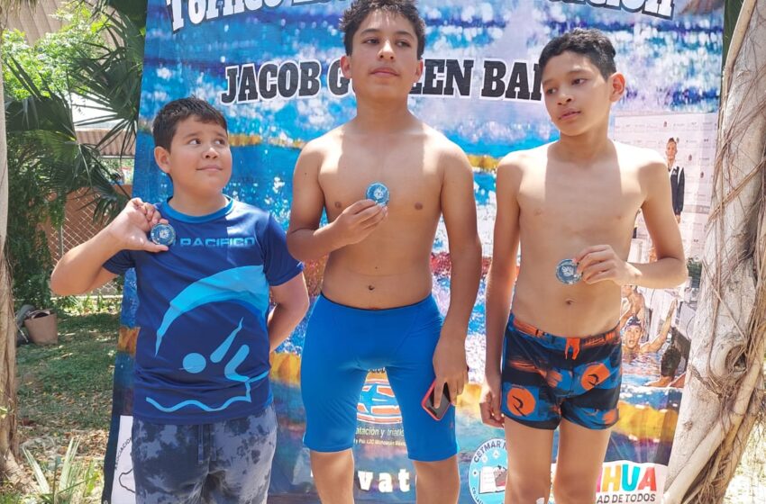  Luce tritón moreliano en Campeonato Estatal de Natación para Novatos, en Guerrero