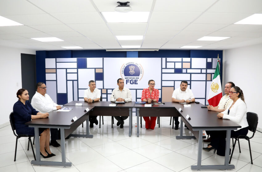  Refuerzan FGE y UMSNH, ruta de trabajo y coordinación en beneficio de las y los michoacanos: Adrián López Solís