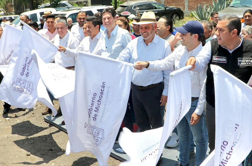  Arranca Bedolla reconstrucción de la carretera Cointzio-La Huerta
