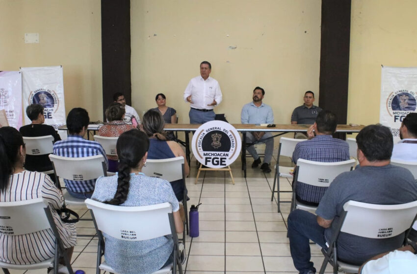  Imparte FGE curso “Contención emocional y protocolo de seguridad”