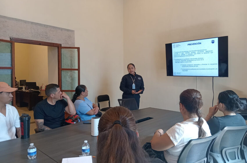  SSP capacita a empresarios para prevenir la trata de personas, en Morelia