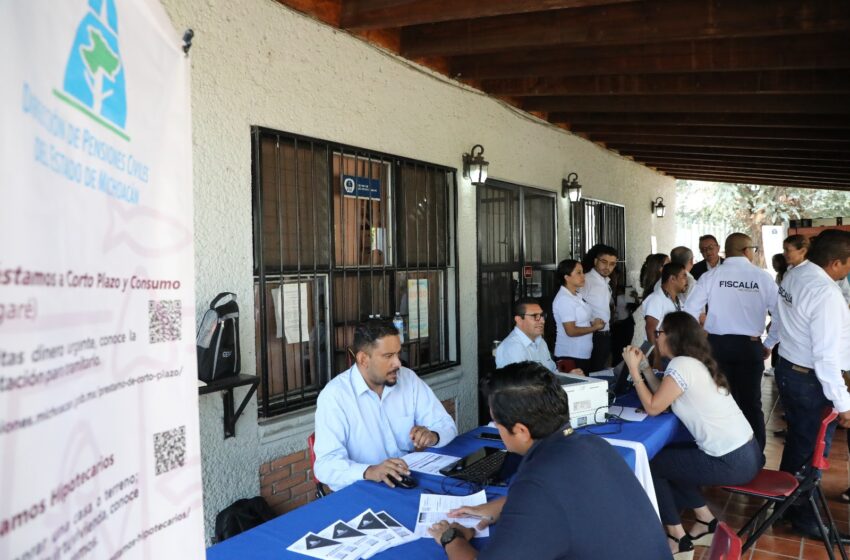  Acercan FGE y Pensiones Civiles del Estado, servicios para el trámite de créditos al personal de la institución