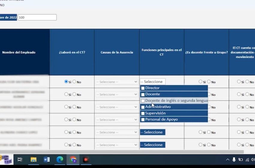  Así deben los directores de escuelas hacer su pase de lista