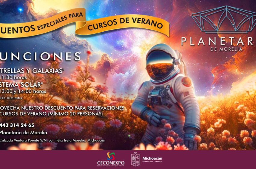  Inicia proyección de estrellas y galaxias en Planetario de Morelia