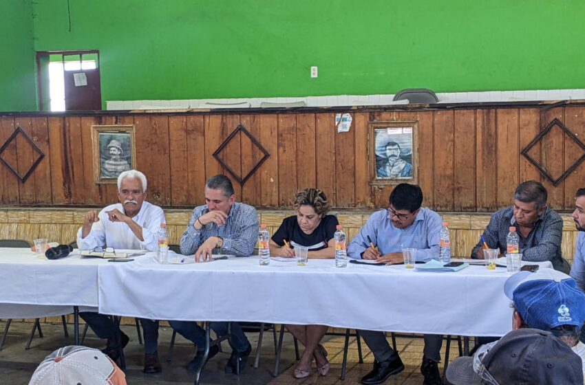 Atienden autoridades a ejidatarios de Tacámbaro por manejo de agua