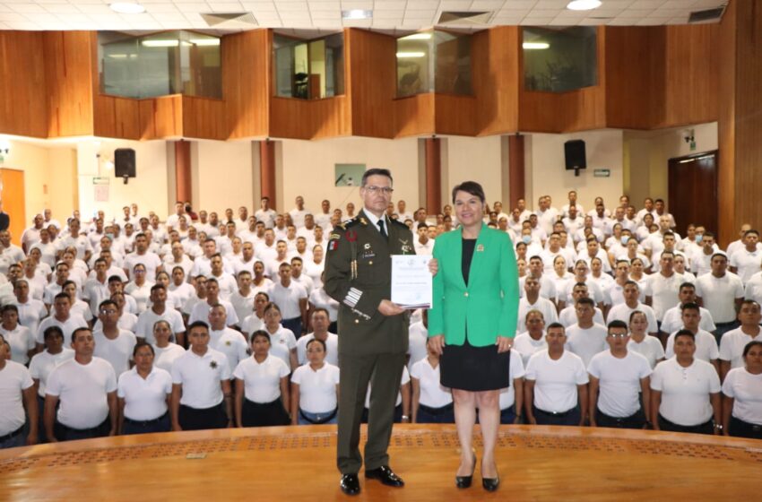  IEESSPP y XXI Zona Militar suman esfuerzos por la profesionalización policial