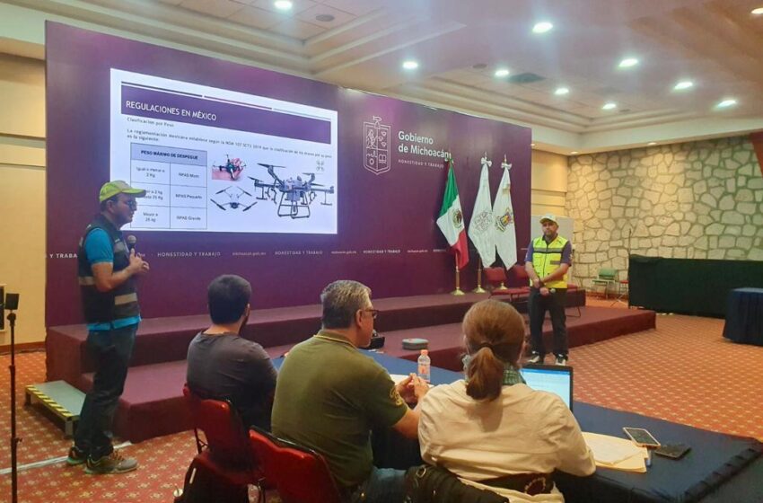  Arrancan Comunicación Social y Cecytem segundo curso de pilotaje de drones para periodistas