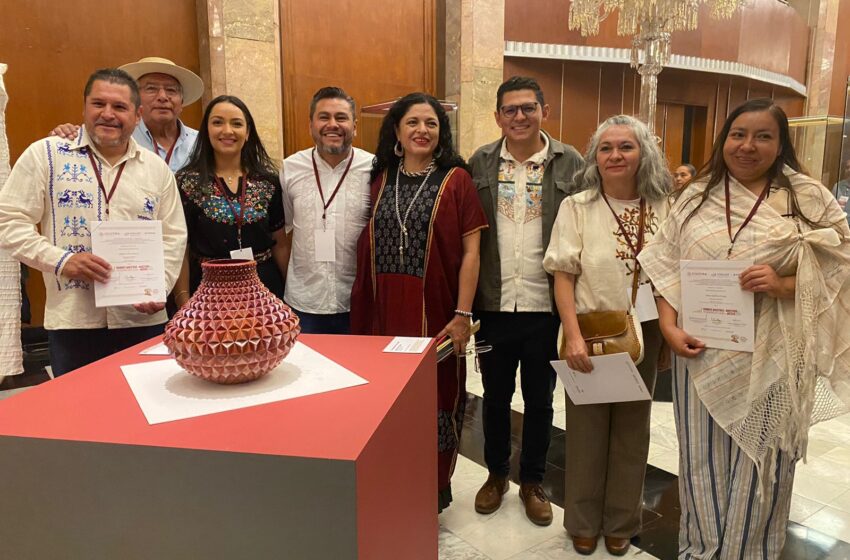  Premian a 5 michoacanos en concurso de Grandes Maestros del Patrimonio Artesanal