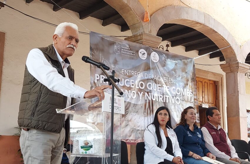  Duplica Sader a familias beneficiadas con huertos de traspatio