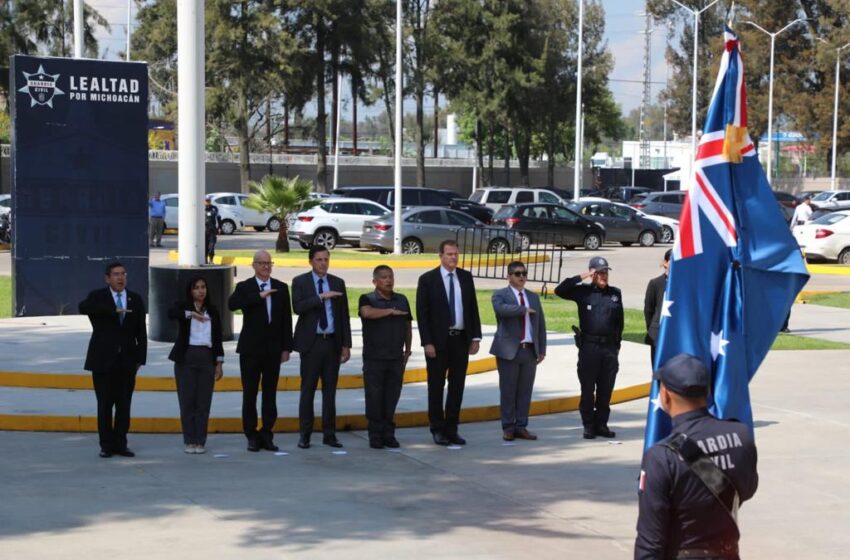  SSP Michoacán y Policía Federal Australiana refuerzan relaciones bilaterales para estrategias de seguridad