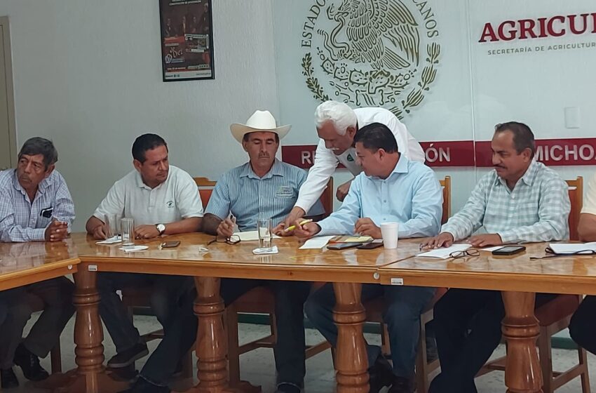  Acuerdan mesa de trabajo para revisar pago de apoyos a productores de arroz