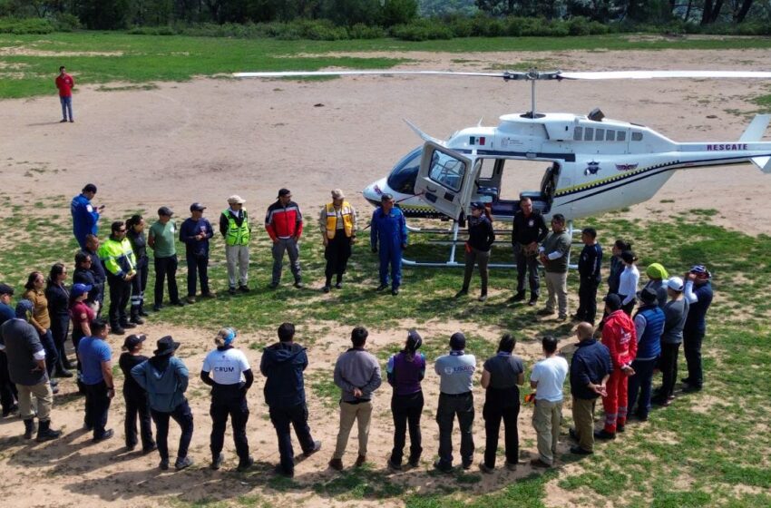  Con campamento de prácticas, siguen las actividades del ‘Primer Diplomado de Paramédico de Vuelo de Helicóptero’ de la SSP