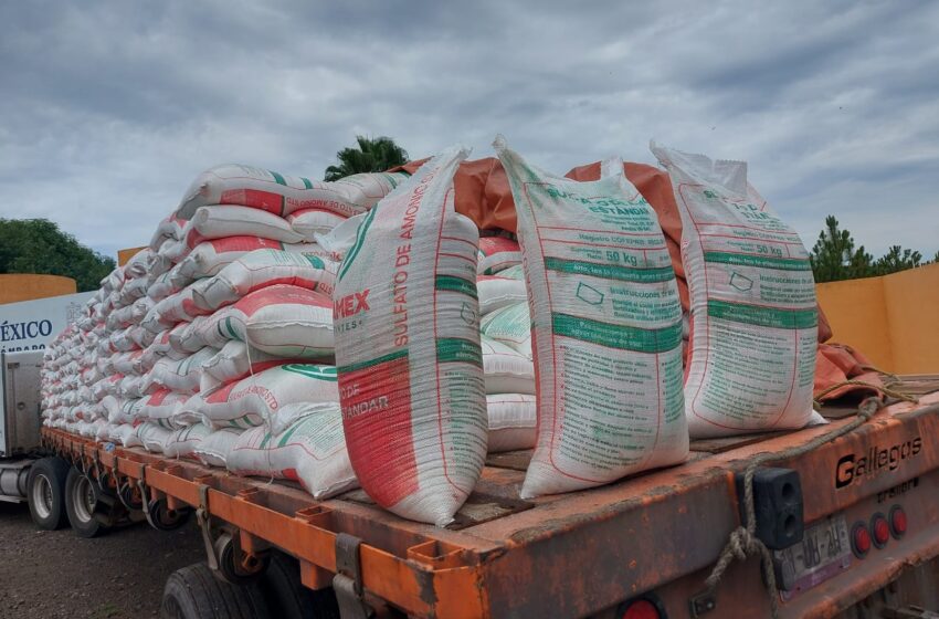 Michoacán recibió apoyo federal al campo con 37 mil toneladas de fertilizante gratuito