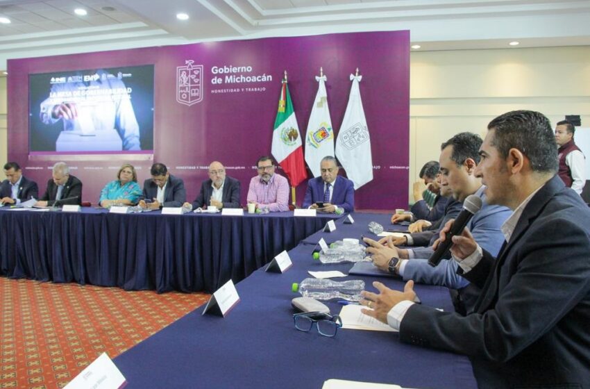  Llama Más Michoacán a Mesa de Gobernabilidad a atender el problema de la delincuencia y garantizar el voto universal