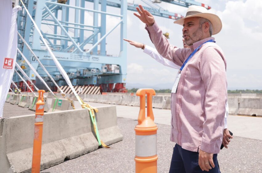  Bedolla y APM anuncian inversión de 140 mdd para ampliación de terminal en LC