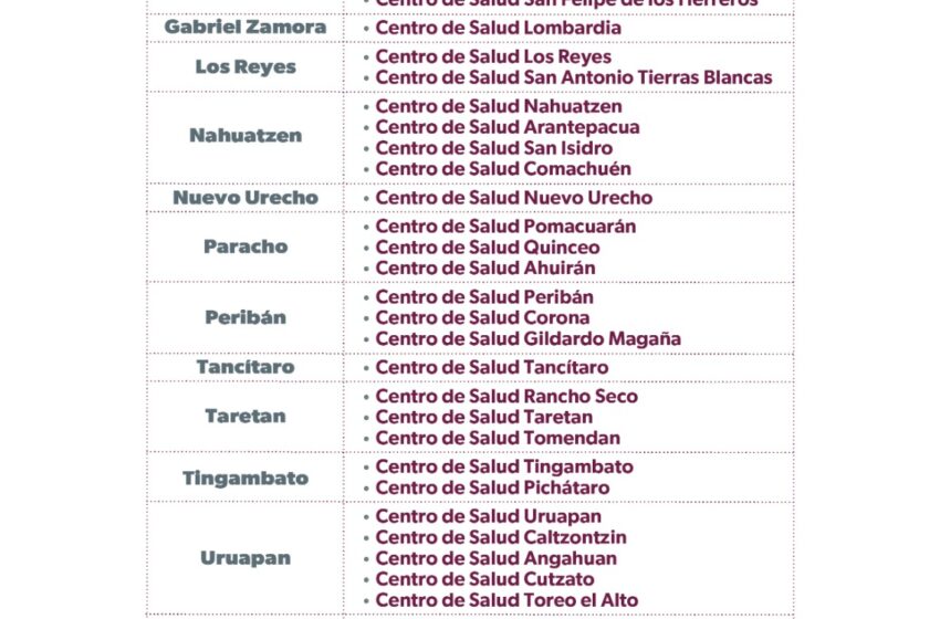  Este mes, vacunación COVID-19 en 43 municipios