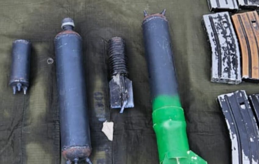  BOI’S desmantelan célula colombiana de fabricación de explosivos para drones, en Buenavista