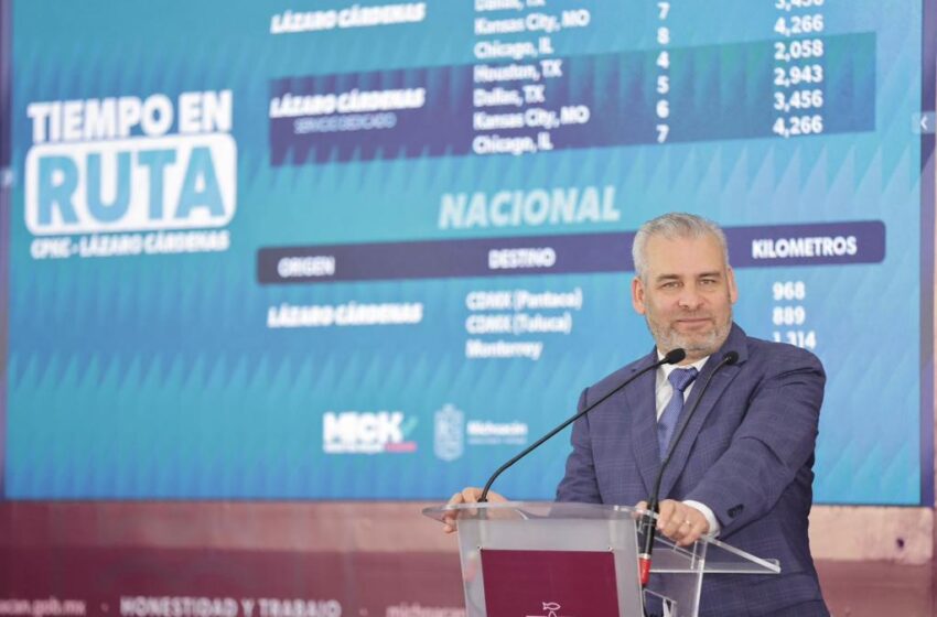 Empresa ferroviaria acuerda inversiones en Michoacán para fortalecer el desarrollo: Bedolla