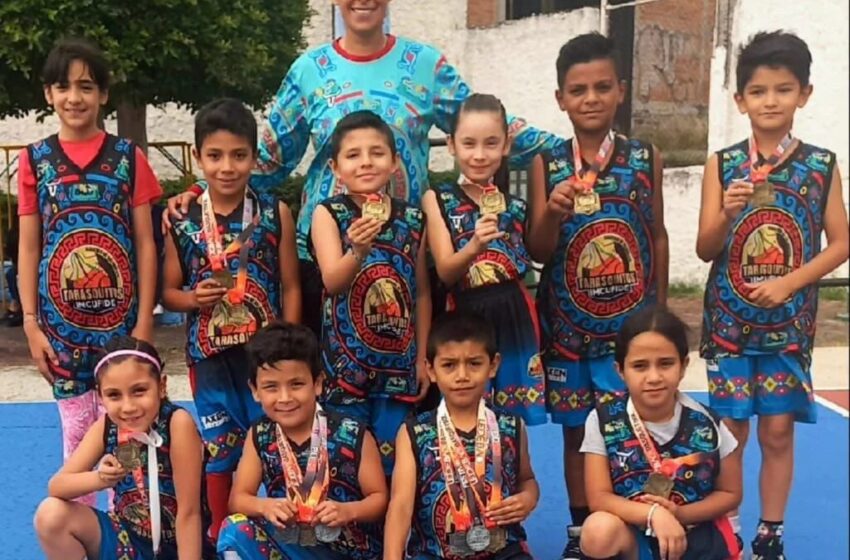 Academia Tarasquitos-IMCUFIDE triunfa en la Liga Escolar de Iniciación y Desarrollo en Basquetbol