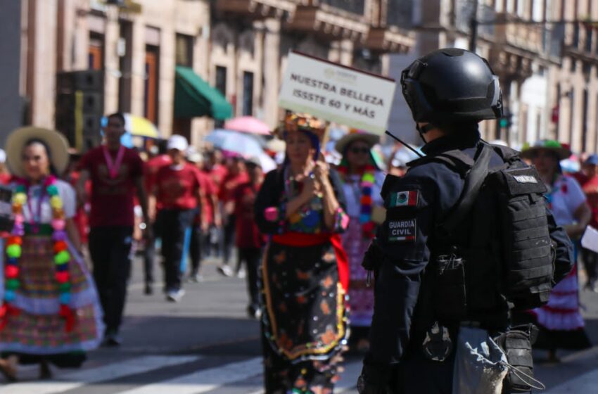  Saldo blanco en desfile por el 113 Aniversario de la Revolución Mexicana: SSP