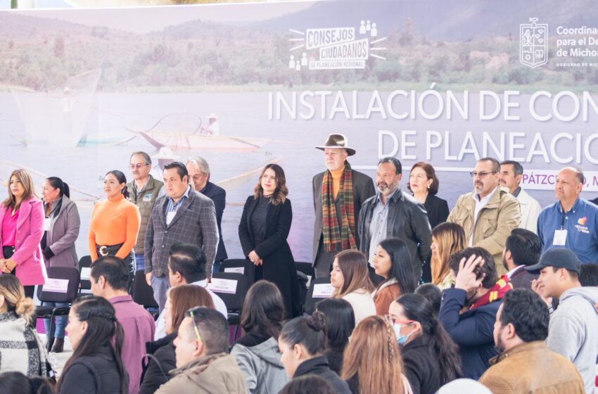  Instalan el primer Consejo Ciudadano de Planeación Regional de Michoacán
