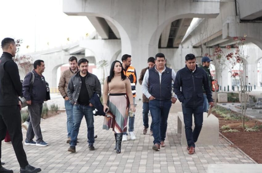 Sedum supervisa avances de obras en bajopuente de Mil Cumbres y accesos del CREE