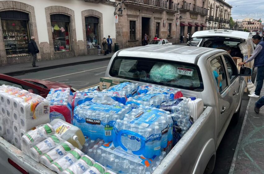 Entrega 75 Legislatura colecta en apoyo a damnificados del Huracán Otis