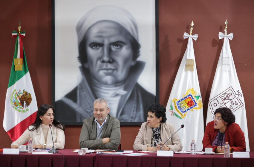 Bedolla pide consolidar creación del Centro de Mediación Escolar en 2024