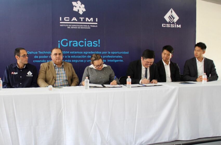  Icatmi y empresa Dahua acuerdan certificación de instructores en electrónica