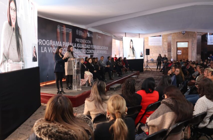  Presenta Seimujer programa integral para atender violencia de género