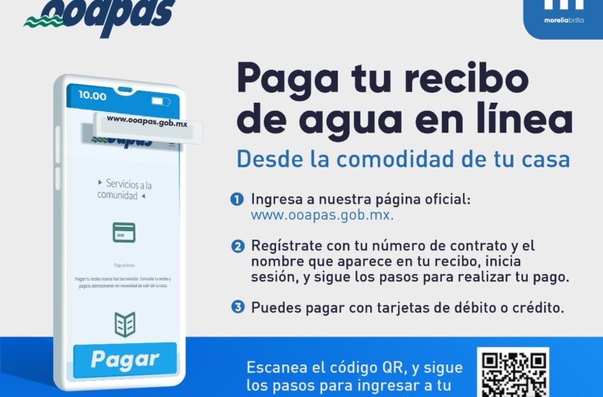  Este 12 de diciembre, abrirá OOAPAS tres módulos de pago