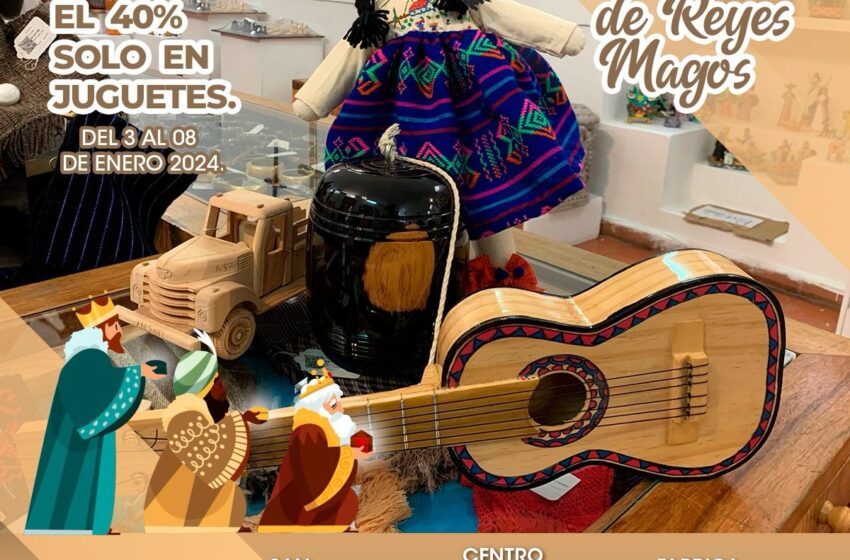  Juguetes tradicionales, hasta con 40 % de descuento en Casa de las Artesanías