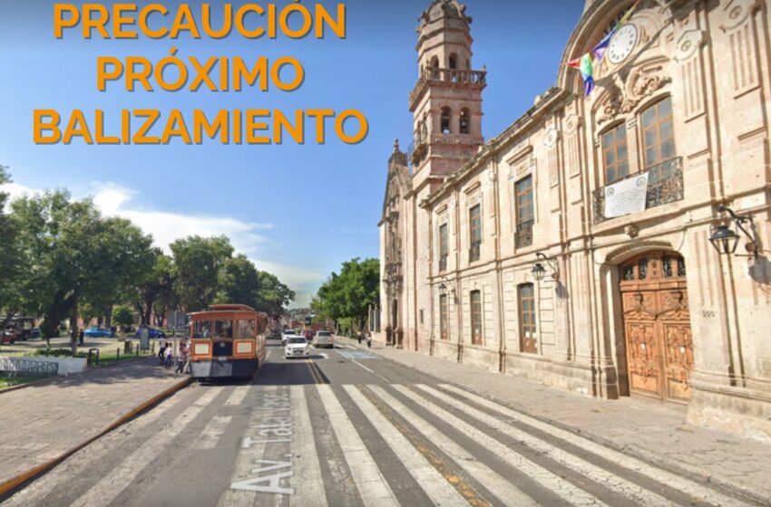  ¡Toma precauciones! Hoy balizarán avenida Tata Vasco en Morelia