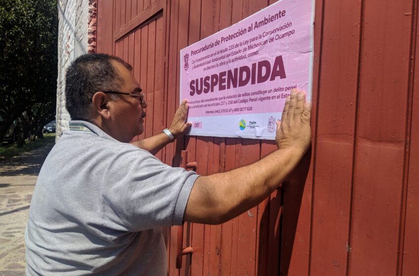  Proam suspende actividades del rastro municipal de Tangancícuaro