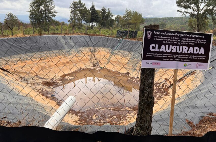  Clausura Proam olla de agua y basurero en Erongarícuaro