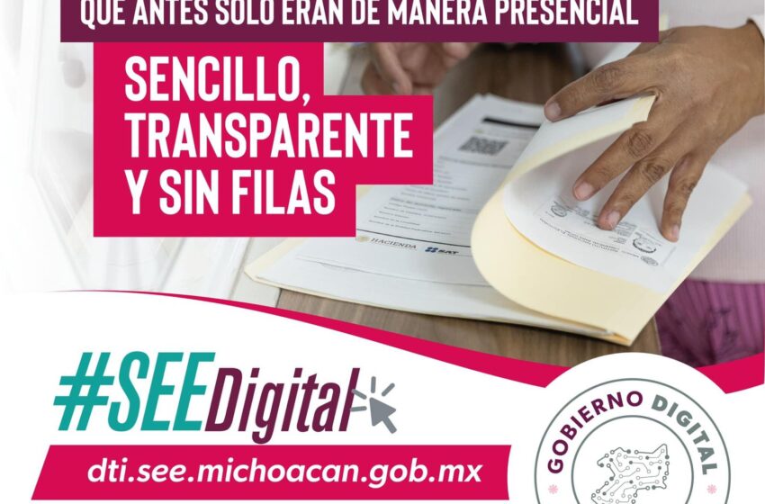  Trámites digitales, también para la población en general: SEE