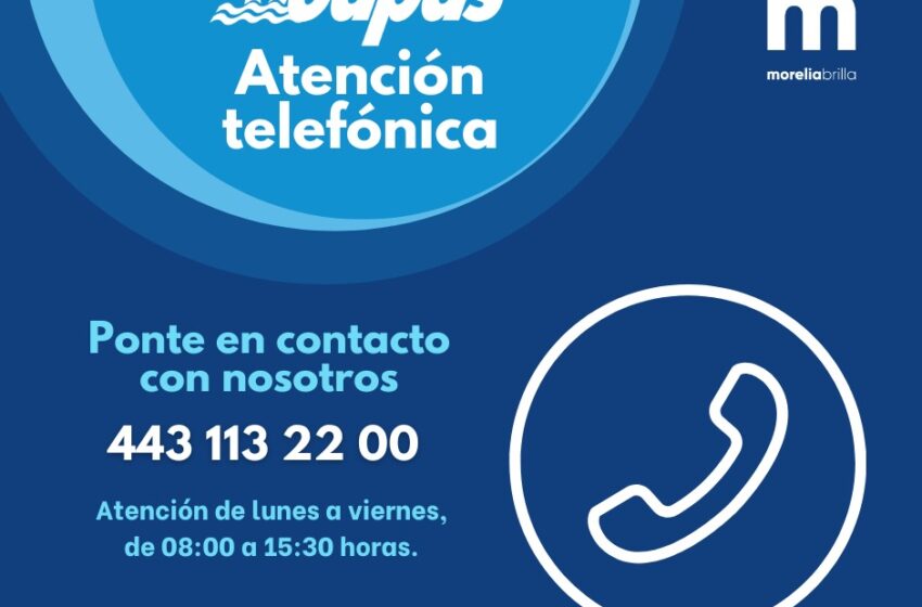  OOAPAS restablece su número oficial de atención telefónica