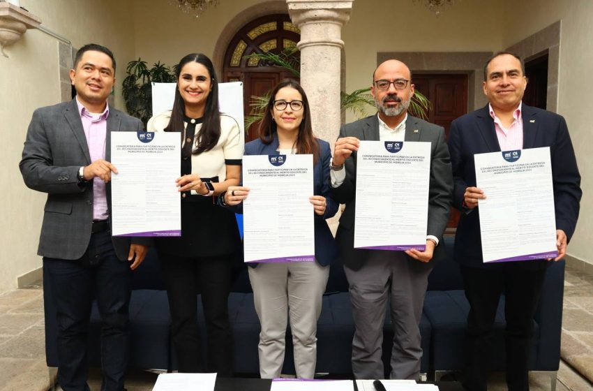  Lanza el Colegio de Morelia convocatoria al Mérito Docente