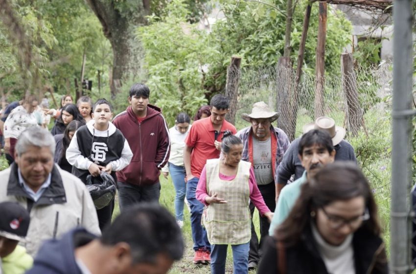 Sedum habilitará senderos seguros en Jesús del Monte y tenencia Morelos