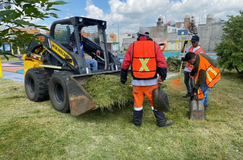  Gobierno de Morelia recupera “El parquecito” en El Vergel