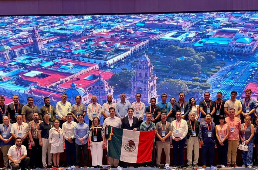  Alfonso Martínez y empresarios michoacanos, inician misión comercial en China